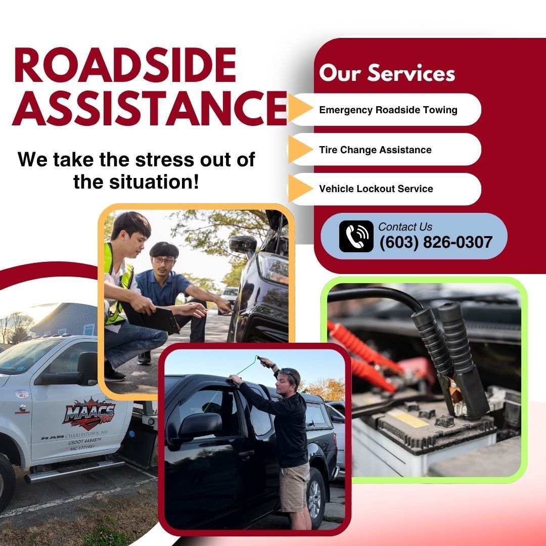 Roadside Assistance Banner | MAACS Tow LLC