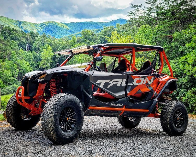 Orange Honda Talon UTV