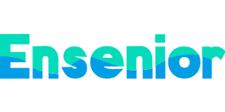 The word ensenor is written in blue letters on a white background.
