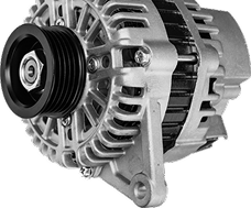 Gray alternator with black pulley | Don's Repair