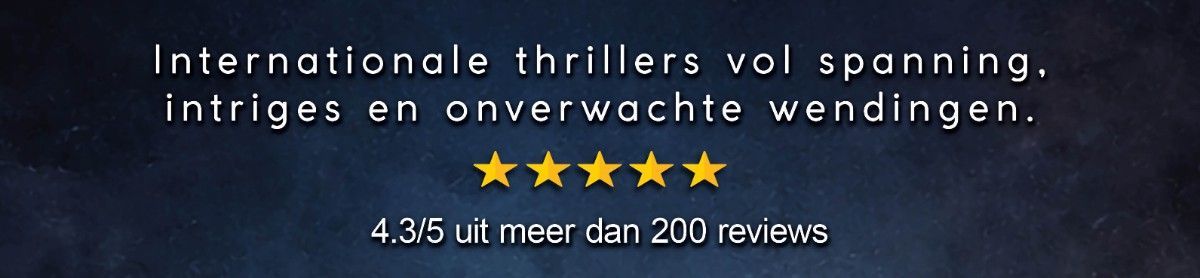Witte Franse tekst en vijf gele sterren op een donkerblauwe achtergrond, met daaronder een klein wit tekstregeltje.
