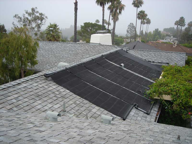 Roof Maintenance — Roof with Properly Installed Shingles in Los Angeles, CA
