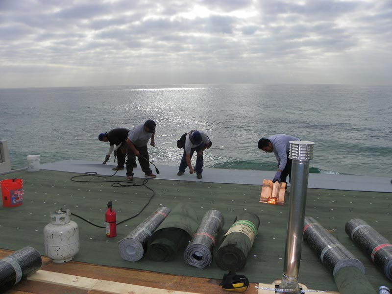 City Certified Contractor — Torch Applied Modified Cap Sheet in Los Angeles, CA