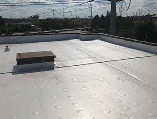 Flat Roof — Roofing Service in Hampton, VA