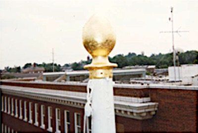 Steeple with Gold Leafing Applied
