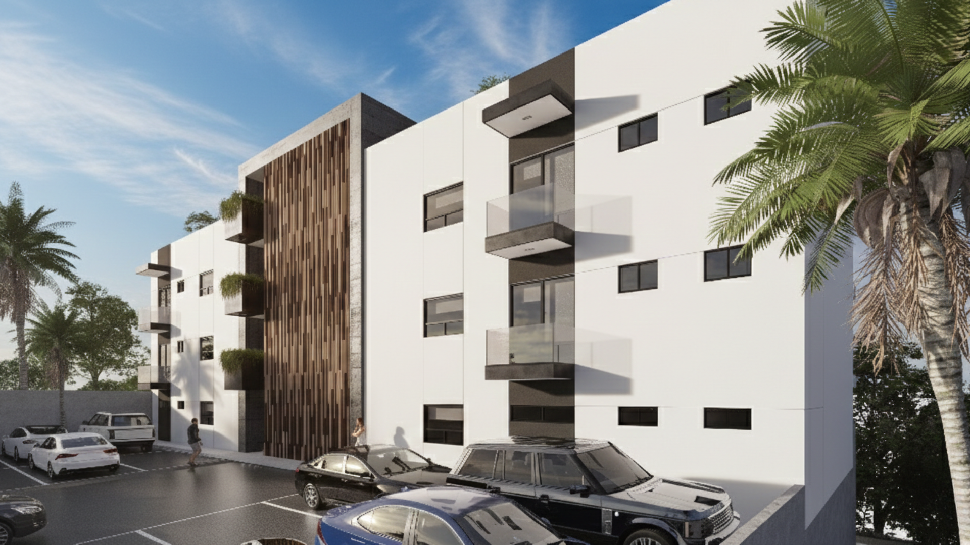 Fachada exterior mar de plata para departamentos en TIjuana