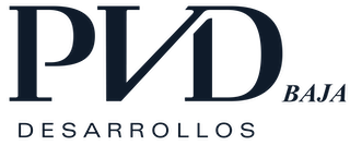 logo pvd desarrollos las mejores casas y departamentos en tijuana