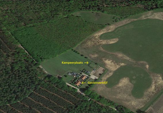 Onze locatie ligt midden op de Veluwe.