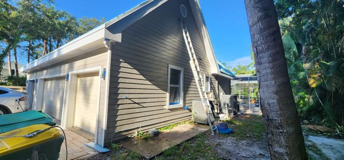 after an exterior home painting project 