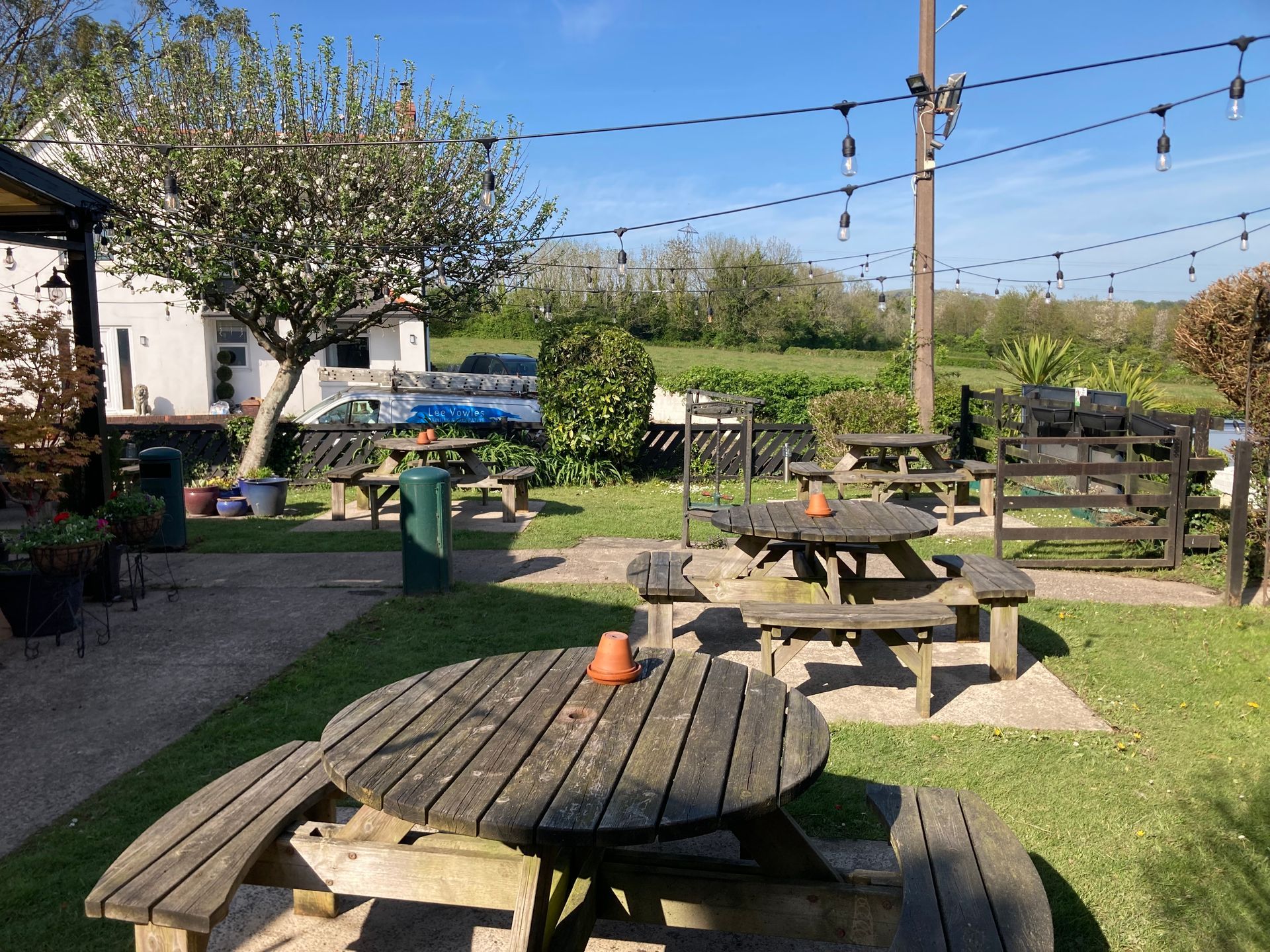 Dynevor Arms beer garden
