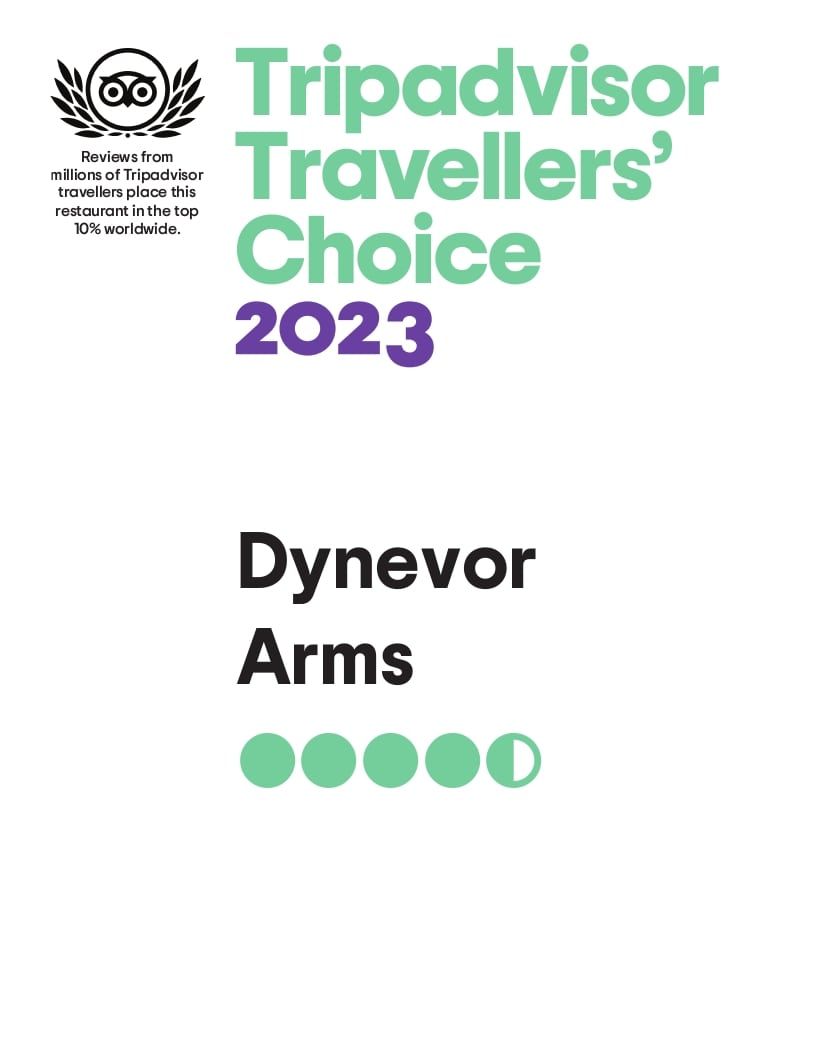 Dynevor Arms TripAdvisor award