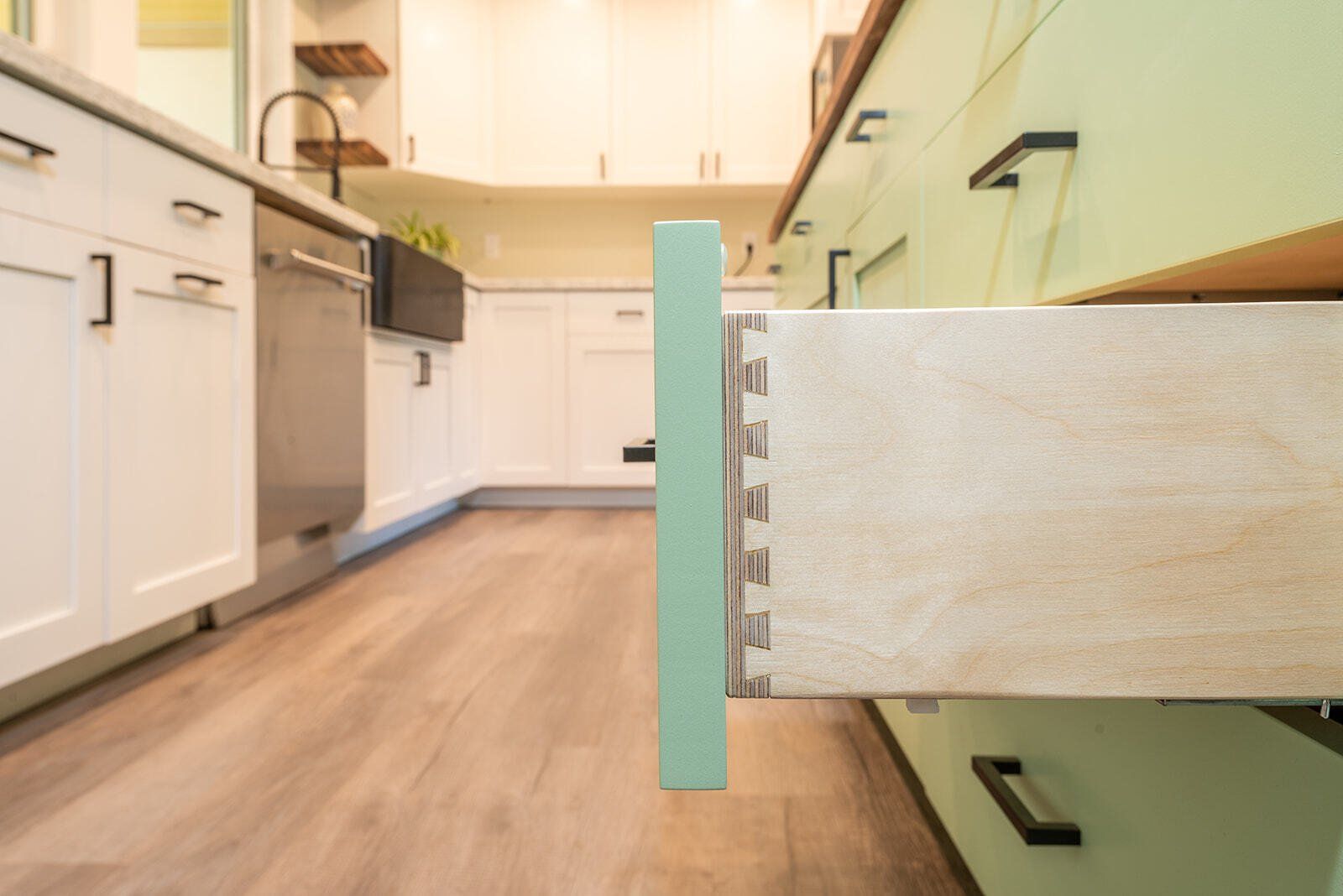 Kitchen, Cabinetry, Cabinets, Grass Valley, CNC, Nevada County, Custom, Woodworking