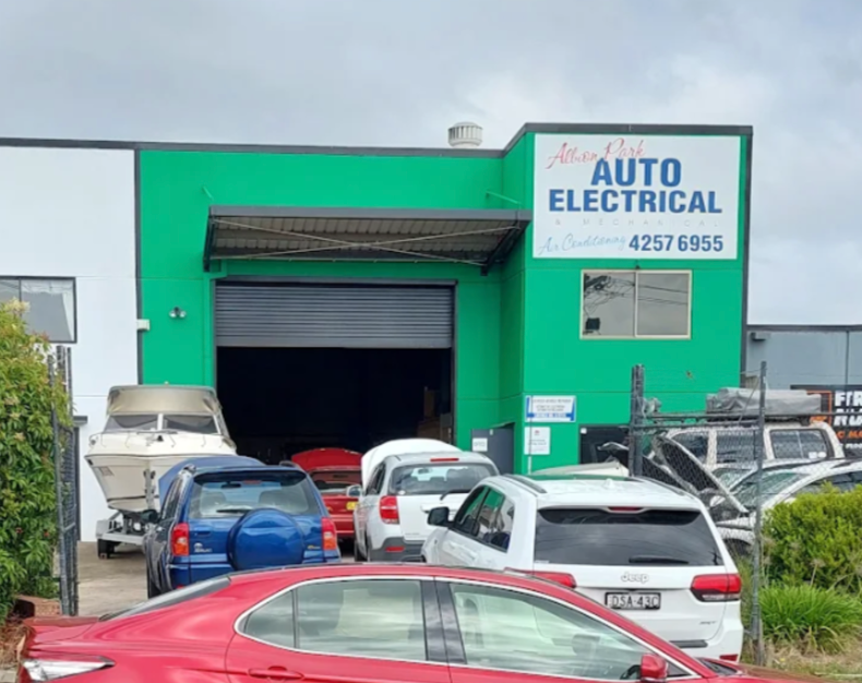 A Red Car Is Parked In Front Of A Building β Albion Park Auto Electrical & Mechanical In Albion Park Rail, NSW