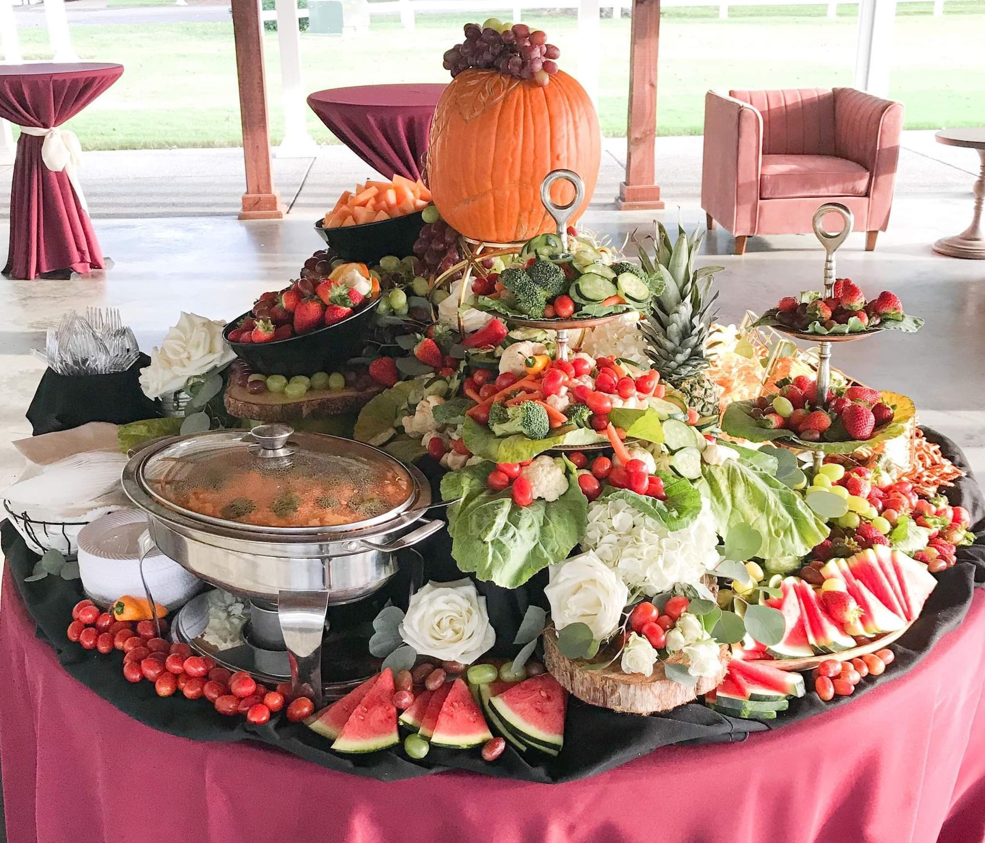 A table topped with a variety of fruits and vegetables.