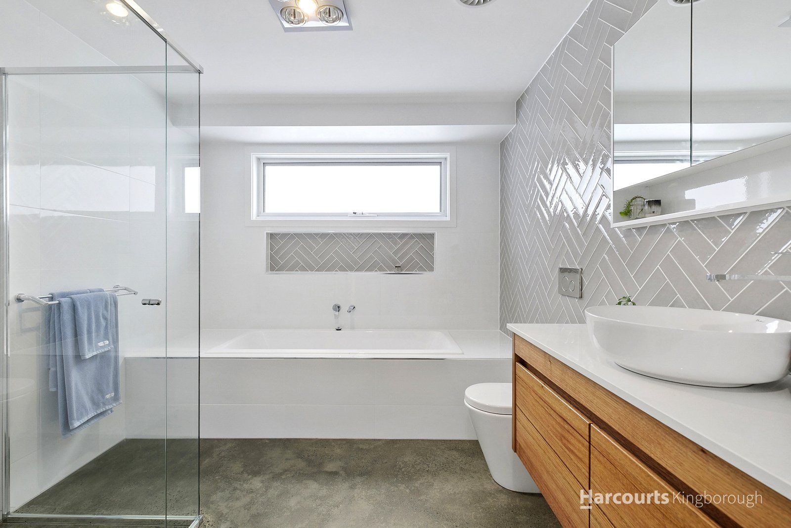 Modern Bathroom — Moonah, TAS — Lifestyle Kitchens, Wardrobes & Showerscreens