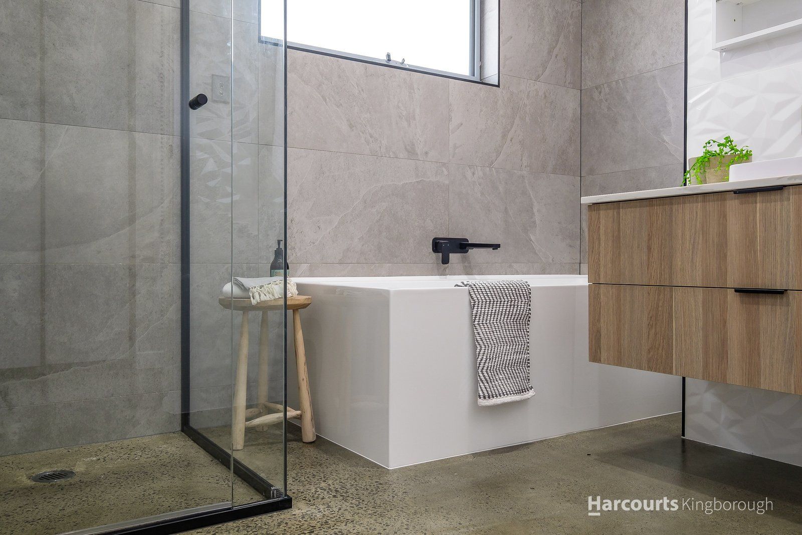 White Bath Tub — Moonah, TAS — Lifestyle Kitchens, Wardrobes & Showerscreens