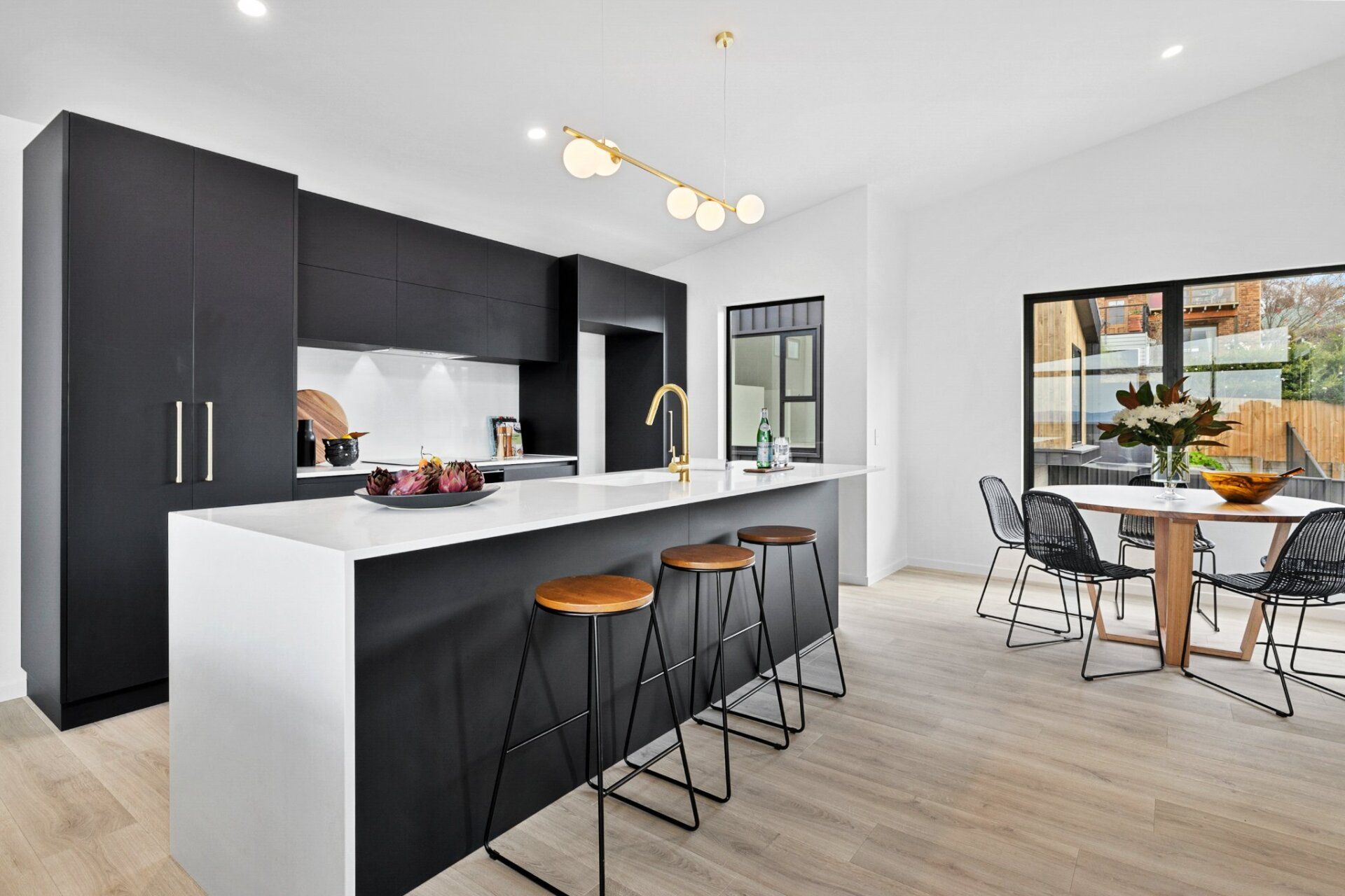 Modern Kitchen Countertop Chair — Moonah, TAS — Lifestyle Kitchens, Wardrobes & Showerscreens