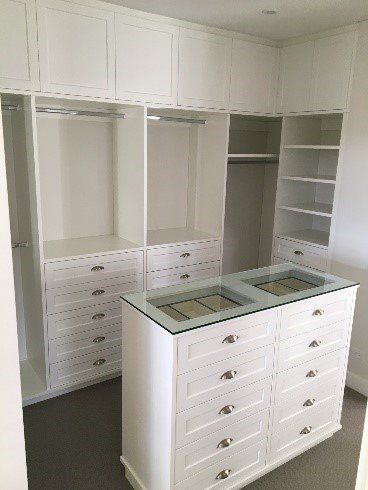 White Cabinets — Moonah, TAS — Lifestyle Kitchens, Wardrobes & Showerscreens
