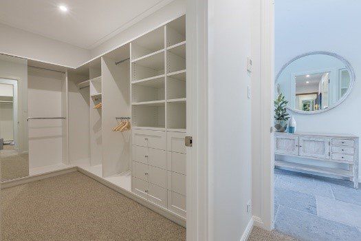 Beautiful Walk-In Closet — Moonah, TAS — Lifestyle Kitchens, Wardrobes & Showerscreens