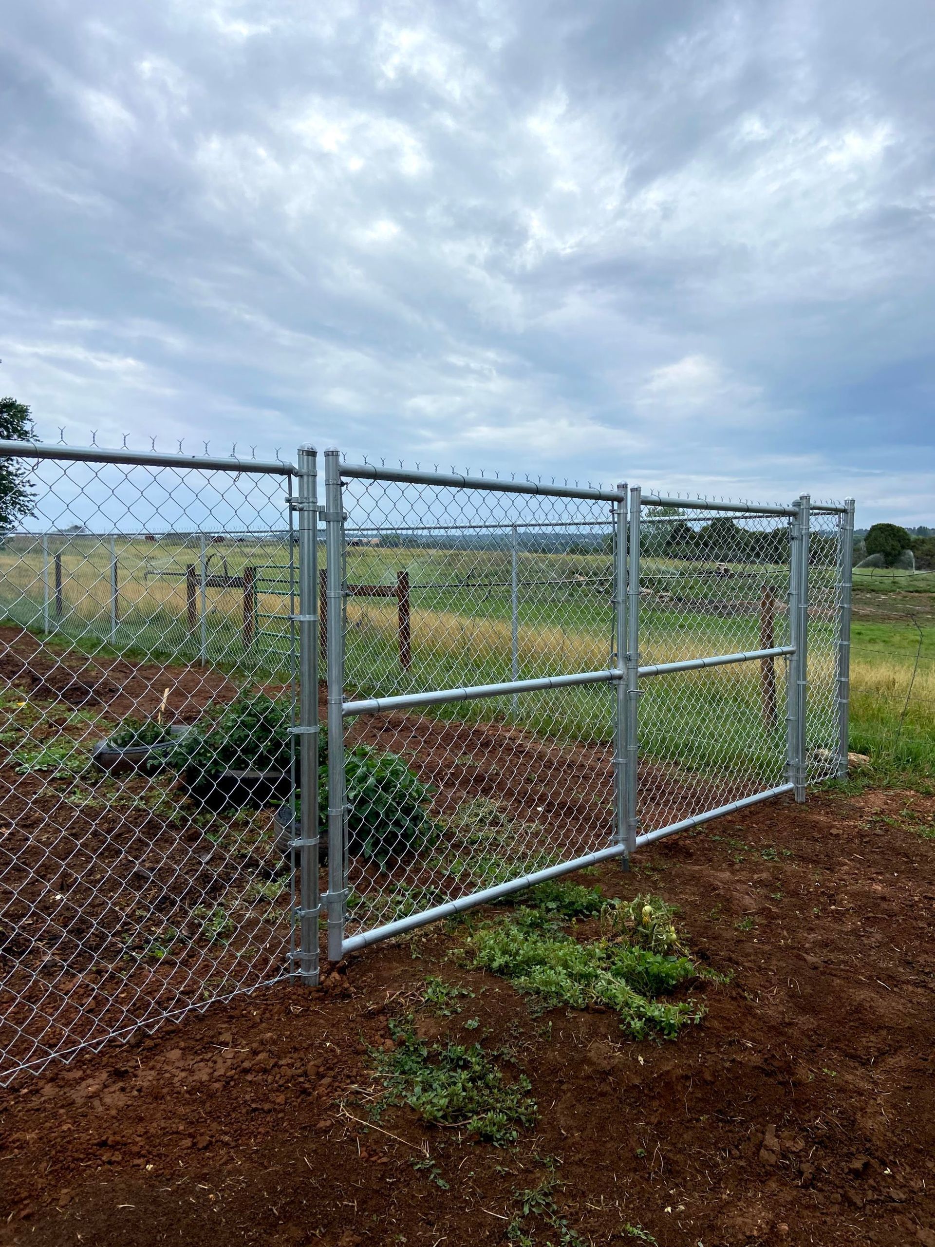 Chain link fence