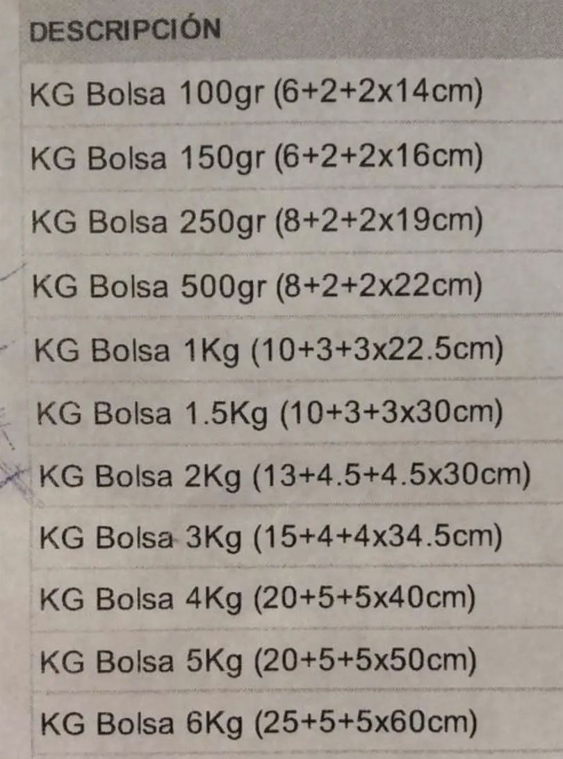 MEDIDAS POLIPROPILENO CON FUELLE MEDIDAS POLIPROPILENO CON FUELLE