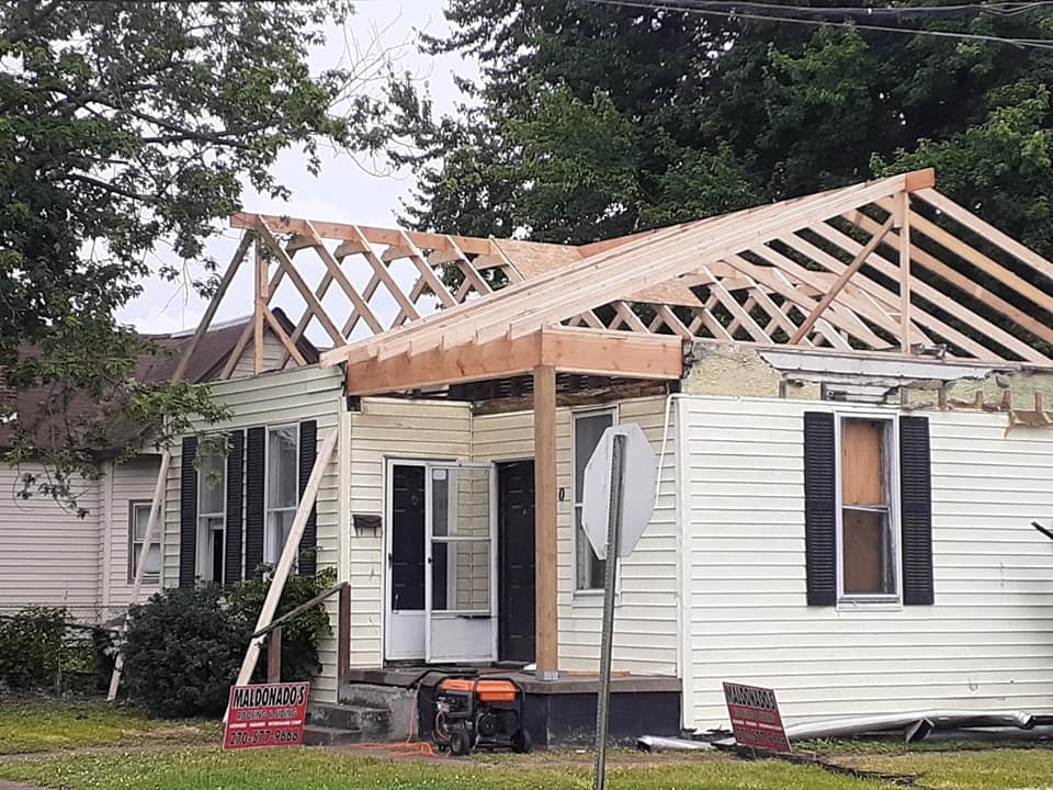 Roof Frame Construction — Henderson, KY — Maldonado’s Construction LLC