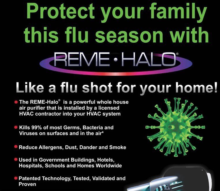 Flyer for Reme-Halo whole house air purifier
