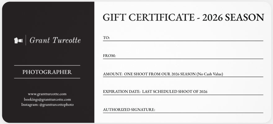 2026 Photoshoot Gift Certificate