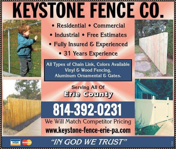 Fence Company Erie, PA