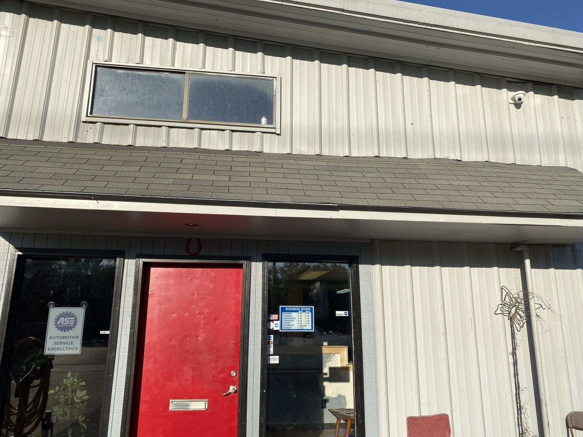Exterior of Auto Body Shop