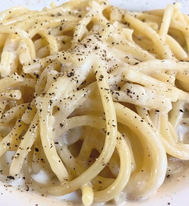 cacio e pepe alla bresciana