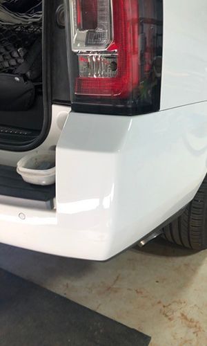 Rear Bumper After Repair From Hailstorm in Norman, OK - Alpine Motorsport, LLC