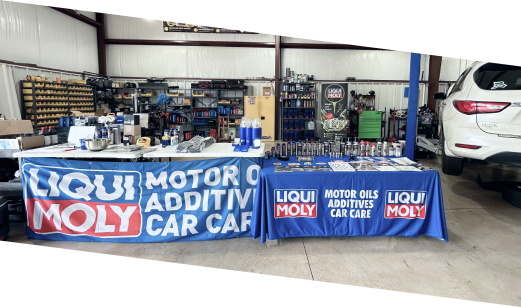 Liqui Moly Stand in Norman, OK - Alpine Motorsport LLC