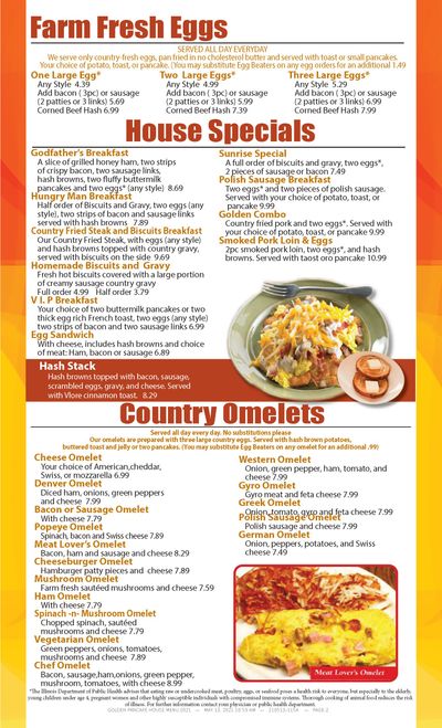 Top 74+ imagen pancake house menu - abzlocal fi