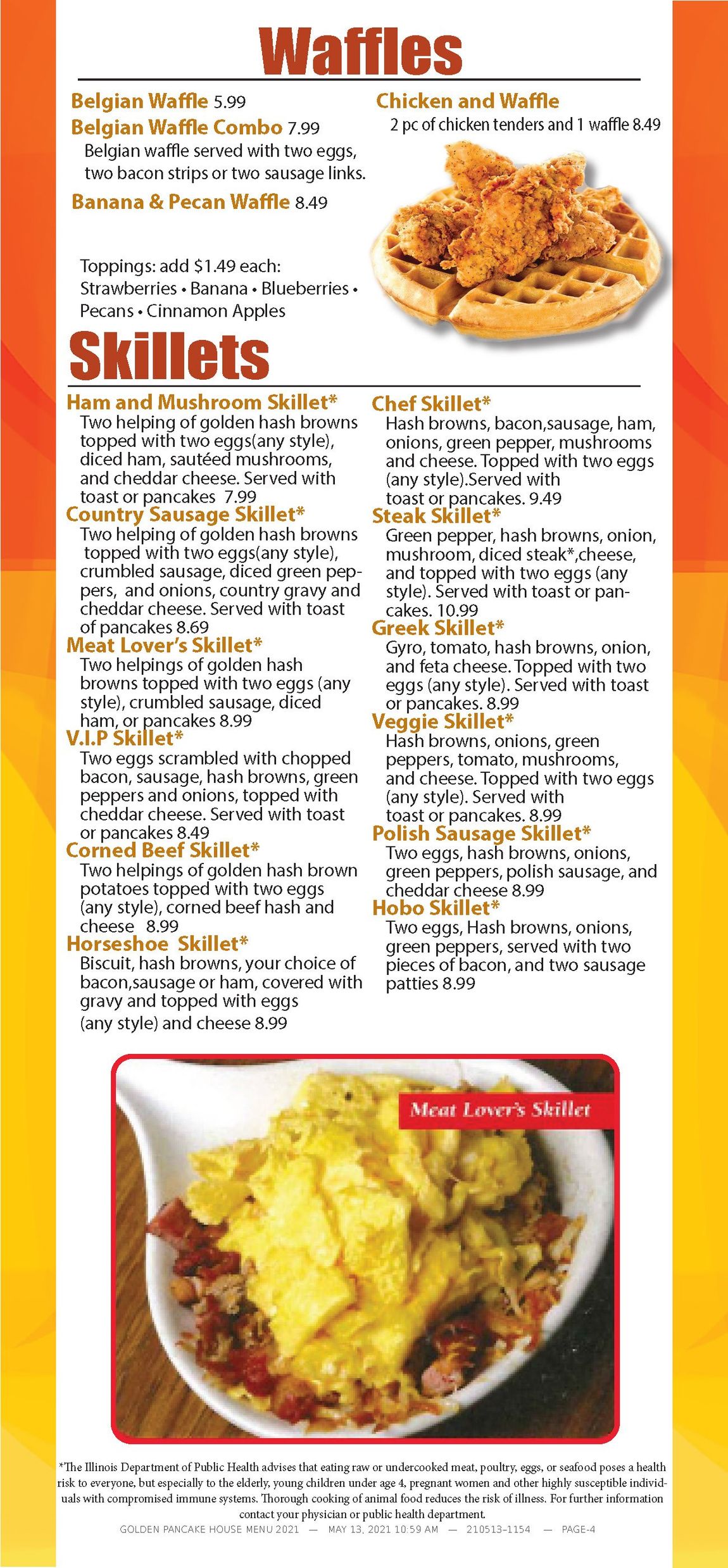 The Golden Pancakes House