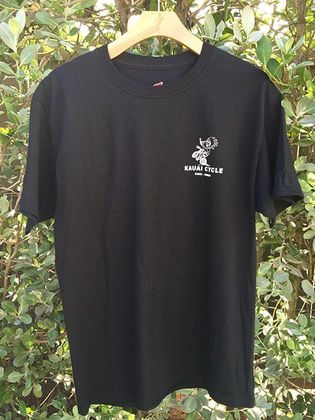 Black T-Shirt - Kapaa, HI - Kauai Cycle