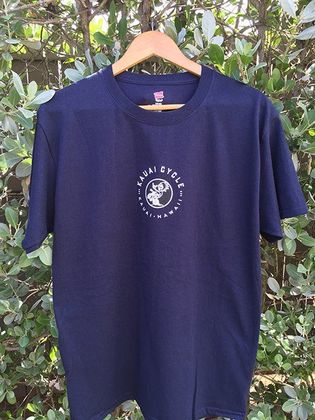 Navy T-Shirt - Kapaa, HI - Kauai Cycle