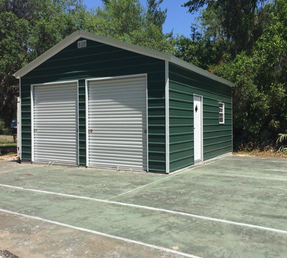 Portable Building — Mini  Carport Building Beside The Trees in Augustine, FL