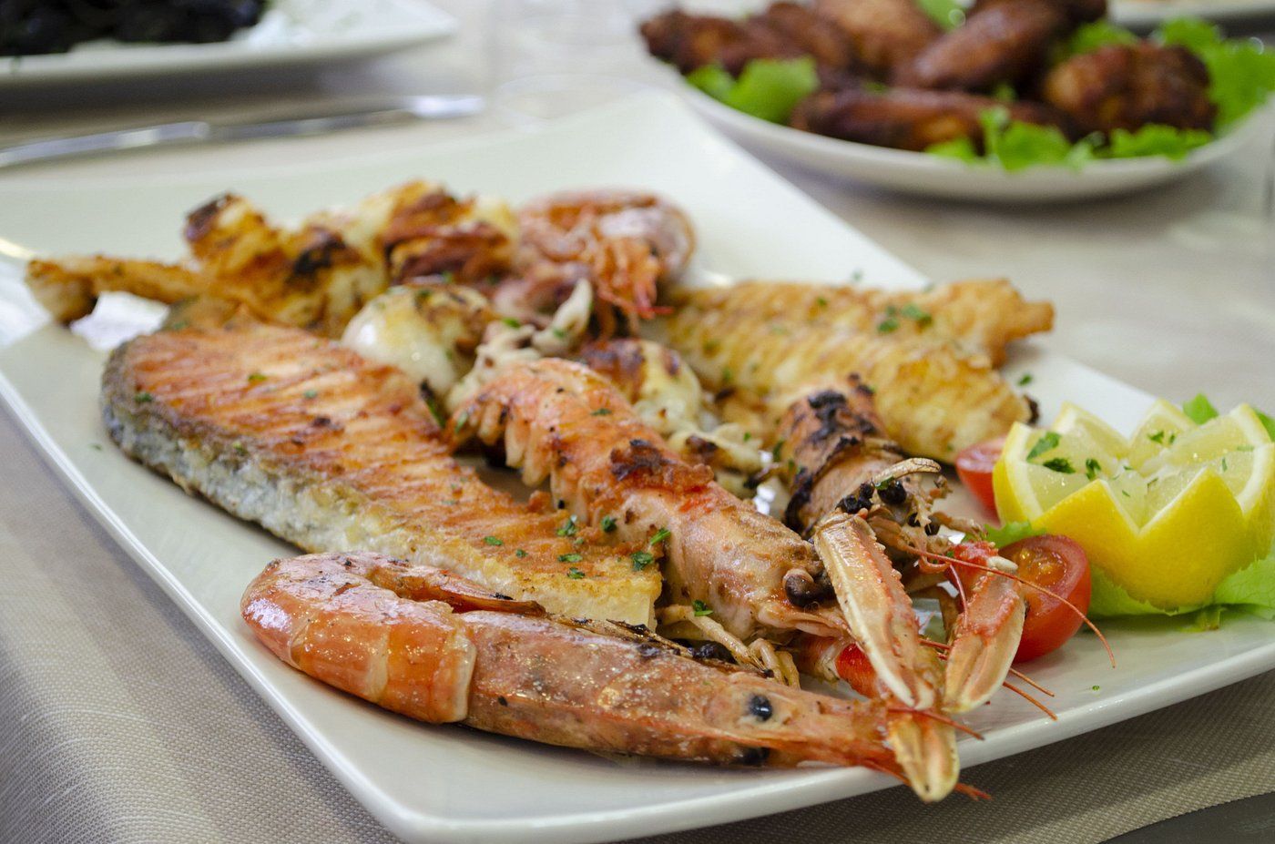 grigliate di pesce misto