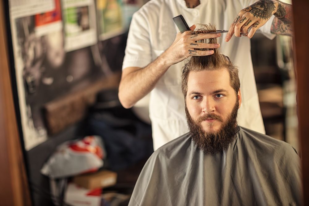 Haircut By Professional Hairdresser — Mobile Scissor Sharpening in Gold Coast, QLD