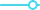 Turquoise horizontal slider with a round knob near the right end