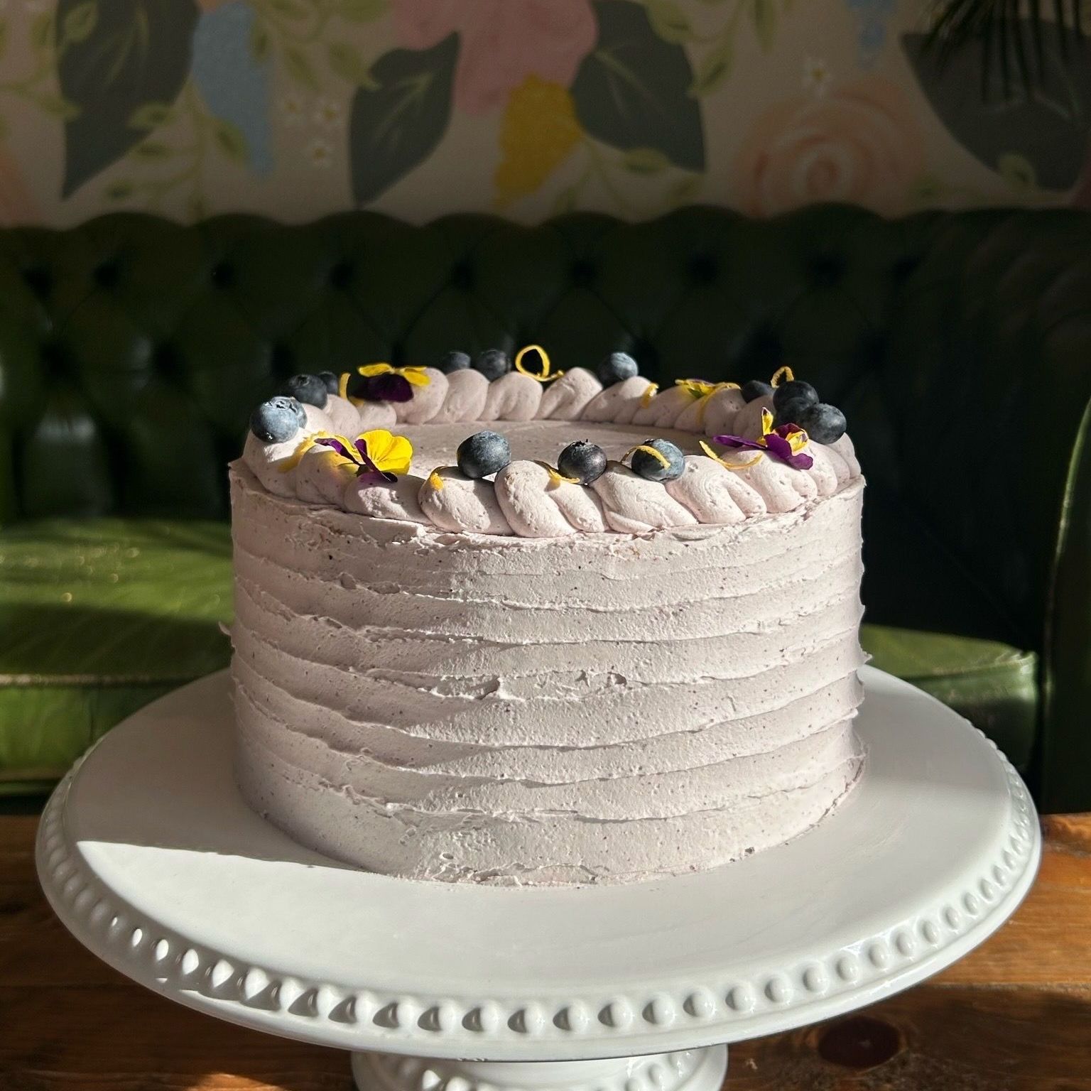 Lemon blueberry cake