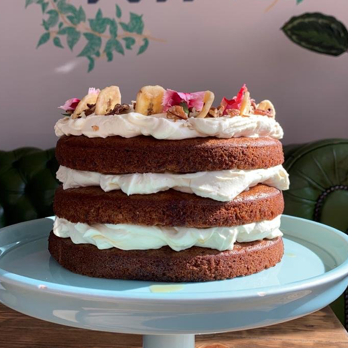 Banana, pecan and maple