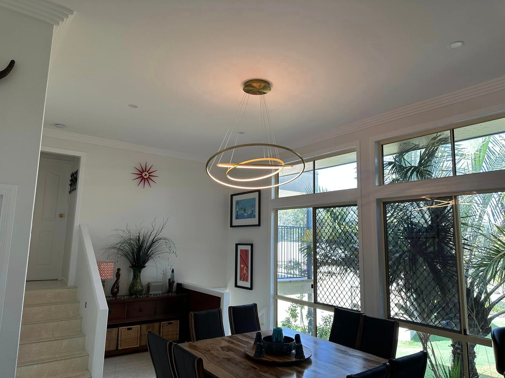 Curly Hanging Light — Kawungan, QLD — Electricians@Work