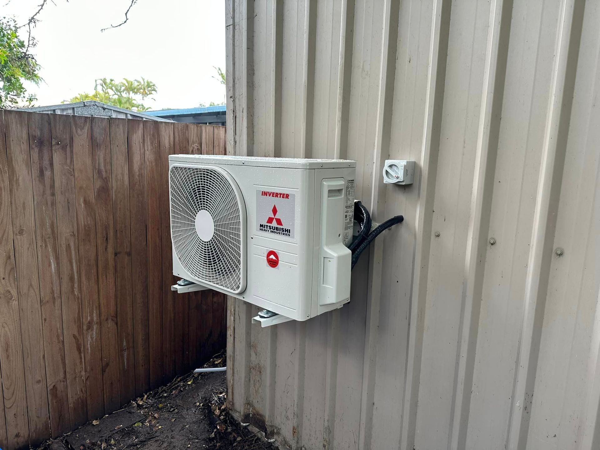 Inverter Hanging On The Corner — Kawungan, QLD — Electricians@Work