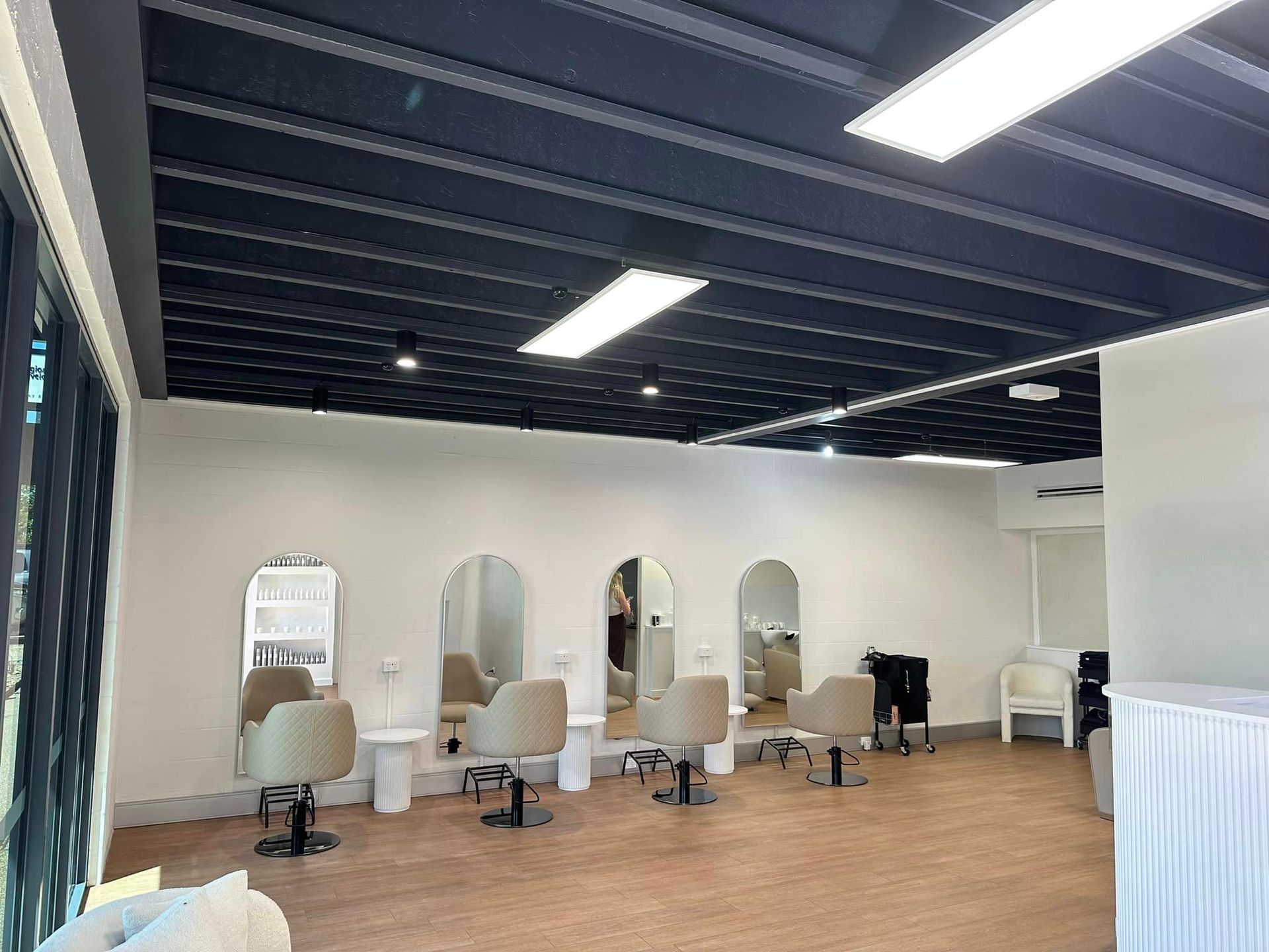 Salon Chairs And Mirrors — Kawungan, QLD — Electricians@Work