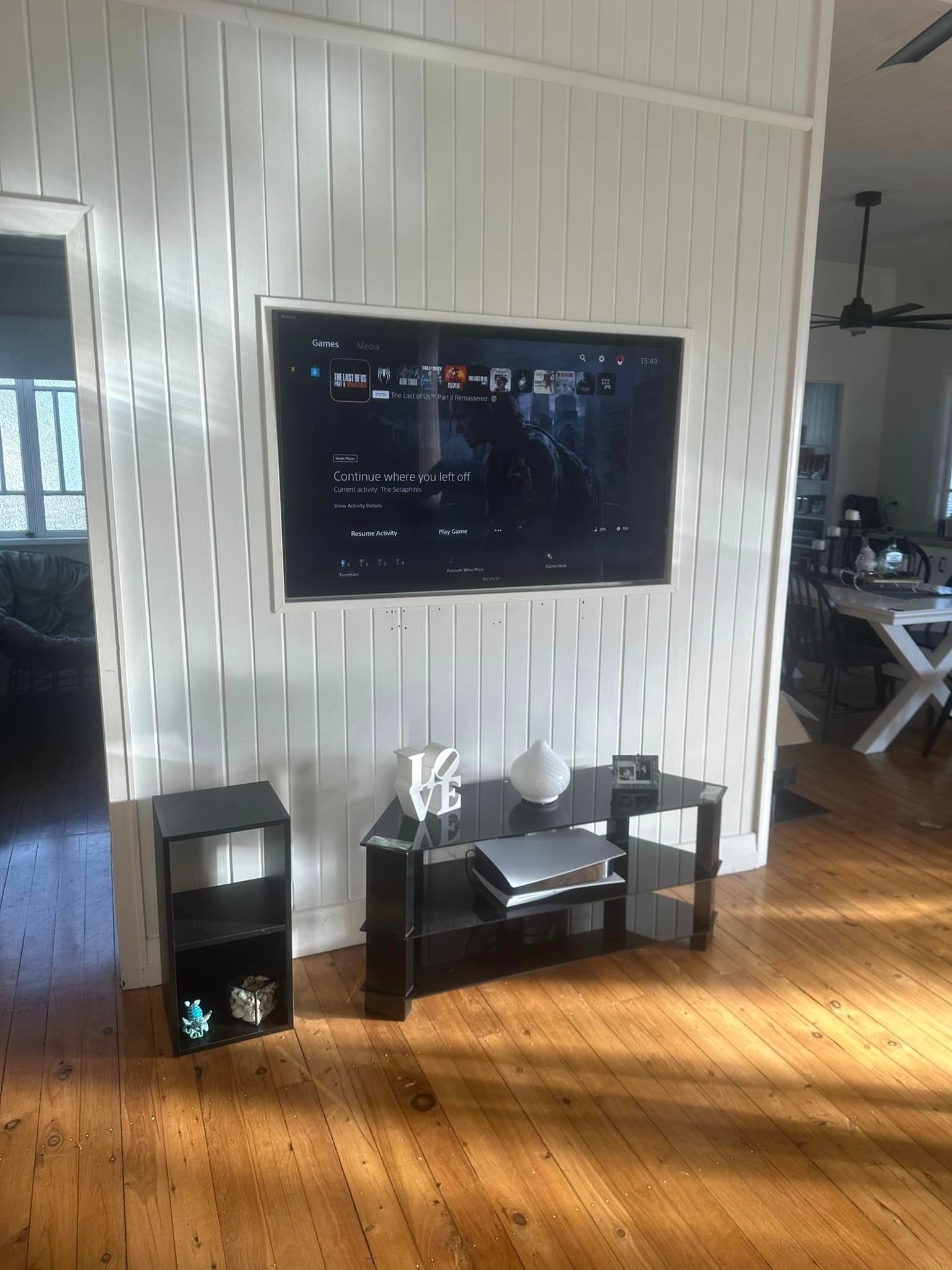 Television In Living Room — Kawungan, QLD — Electricians@Work