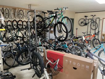 bike shop interior