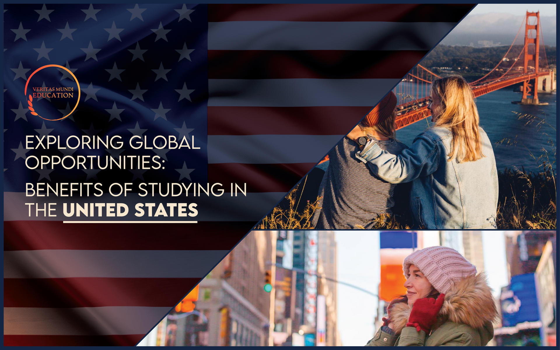 A poster for exploring global opportunities benefits of studying in the united states