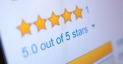 A close up of a 5 star rating on a computer screen